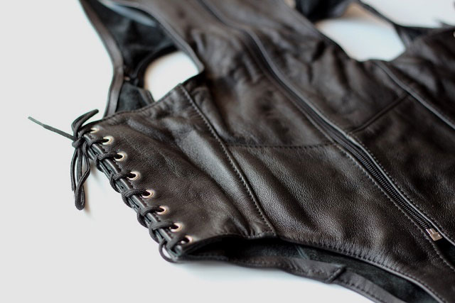Leather Body with Open Breast