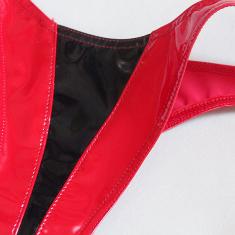 G-String in Contrast Colour PVC