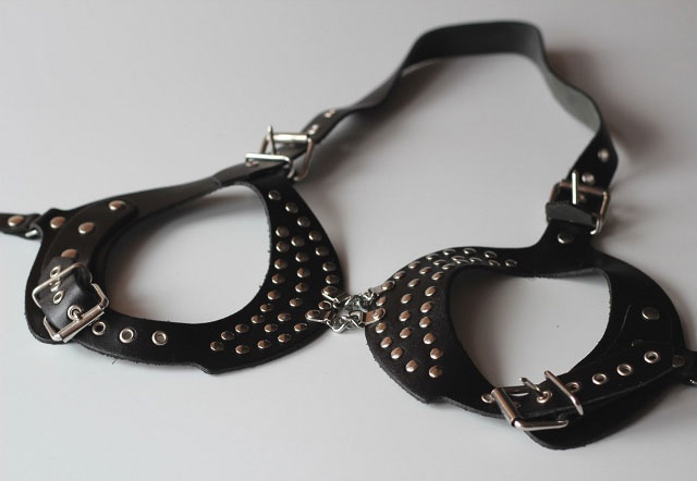 Open Breast Studded Harness