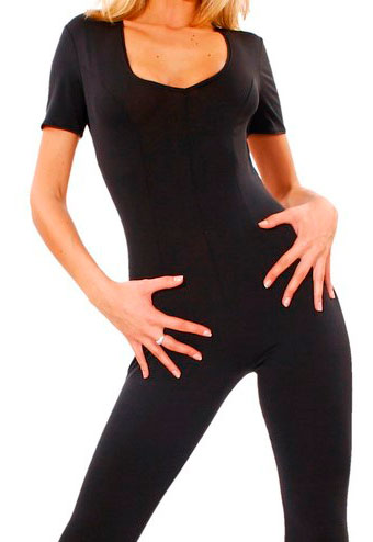 Lycra Catsuit with Short Sleeves