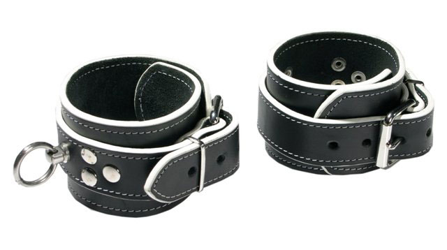 Ankle Cuffs with White Paint Trim