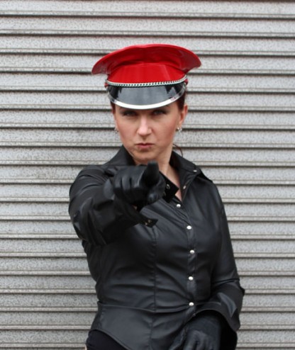 Dominatrix Hat in Red