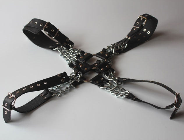 Upper Body BDSM Harness with Chains size Small SALE