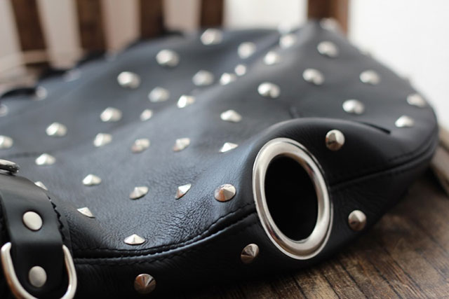 Leather Master Mask with Studs