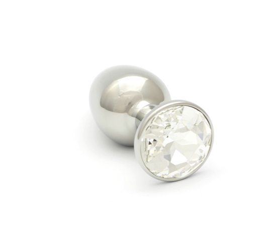 swarovski anal plug Pillow Talk Sneaky Stainless Steel Anal Plug with Swarovski Crystal