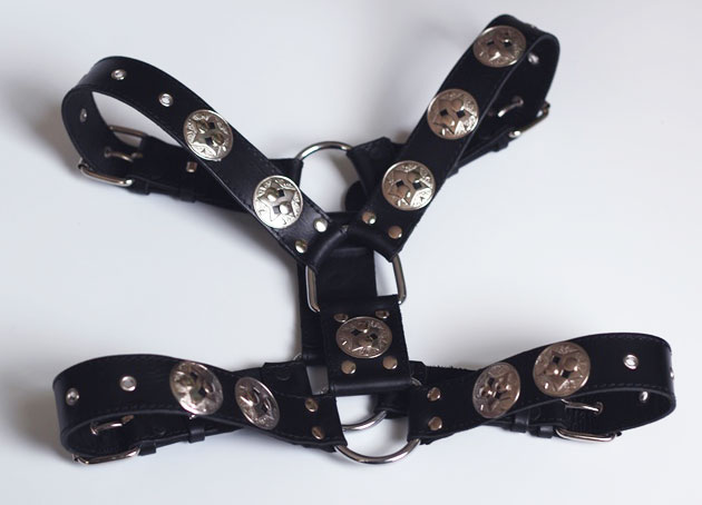 Bondage Harness in Leather for Gladiator